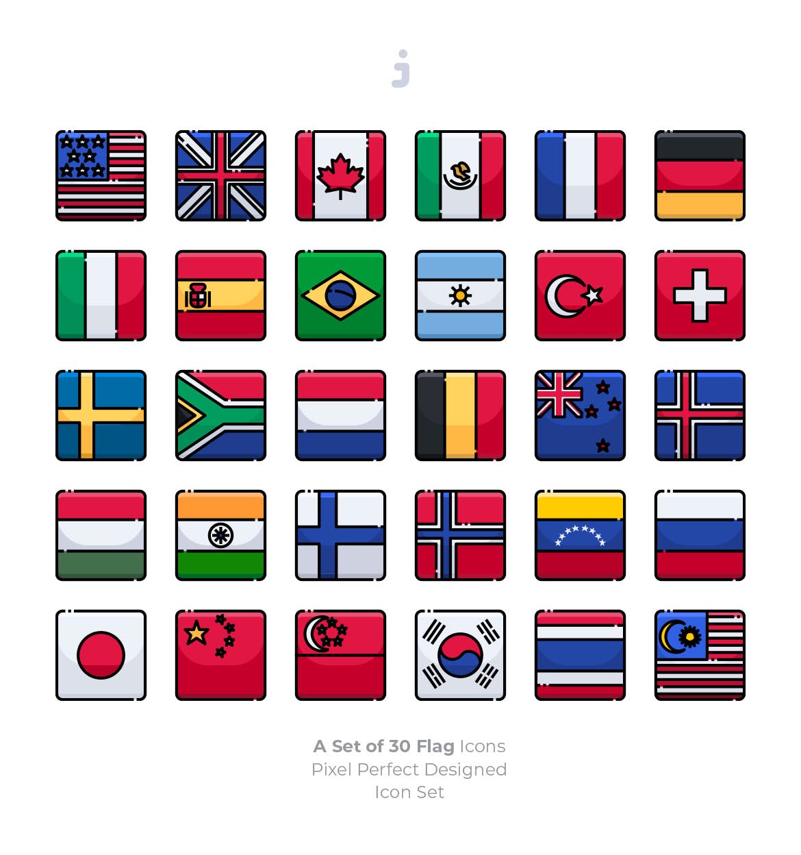国旗的图标可复制图片